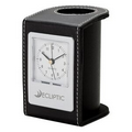 Desk Clock & Pen Holder